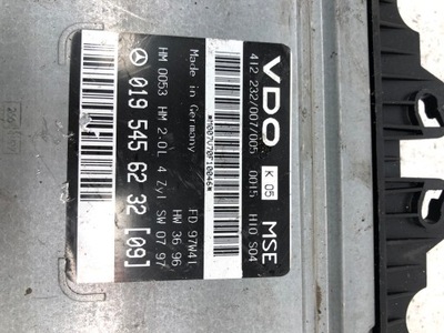 Бортовой компьютер двигателя mercedes 0195456232 фото №1
