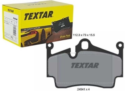 Textar тормозные колодки тормозные задняя 2454101 фото №1