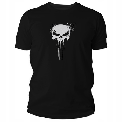 Koszulka T-Shirt TigerWood Punisher czarna XXL