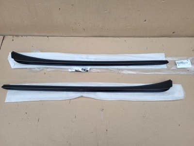 Hyundai santa fe iii молдинг прокладка стекло перед фото №1