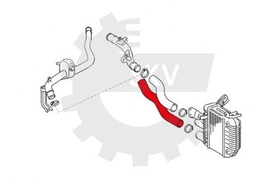 CABLE DE TURBINA TOYOT COROLLA E12 1.4 D/1734233020  