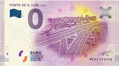 0 Euro - Ponte De D. Luis - Portugalia - 2018