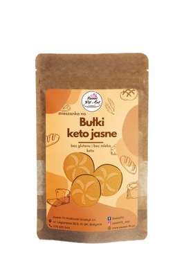 SweetFit mieszanka na domowe bułki bez glutenu KETO jasne 350g