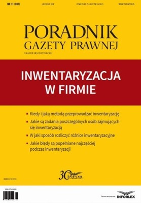 INWENTARYZACJA W FIRMIE INFOR PL EBOOK
