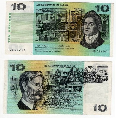 AUSTRALIA 1975-79 10 DOLLARS