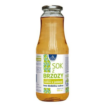 OLEOFARM Sok z Brzozy z dodatkiem soku z jabłek, 990ml