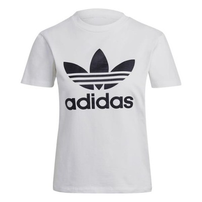 T-shirt Damski adidas GN2899 TREFOIL Biały 36