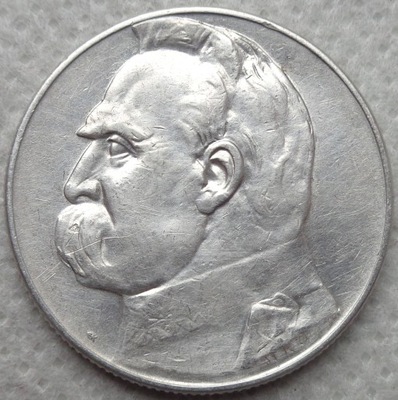 5 złotych - JÓZEF PIŁSUDSKI - 1935 - srebro