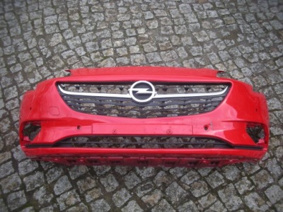 Opel corsa e 2014-2019 бампер передний перед хром решётка радиатора фото №1