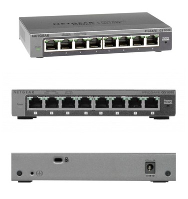 Switch Netgear GS108E-300PES GBIT 1000Mb VLAN QoS