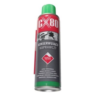 CX80 500ml spray naprawczy konserwujący z teflonem