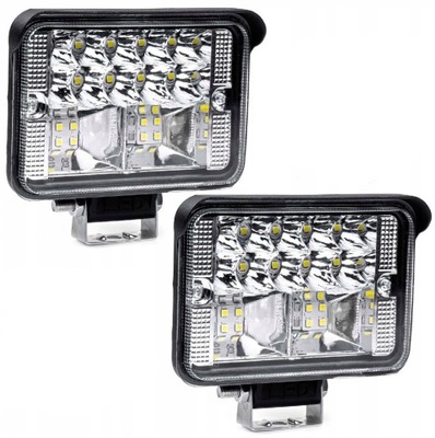 ФАРА РОБОЧА ГАЛОГЕНКА 18 СВЕТОДИОД LED 54W 12-24V 4320LM IP67 110X80X60MM УПРАВЛЕНИЕ фото