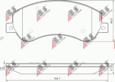 ZAPATAS DE FRENADO FORD TRANSIT 06-  