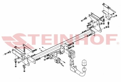 BARRA DE REMOLQUE GANCHO DE REMOLQUE NISSAN QASHQAI (J11) 2014-  