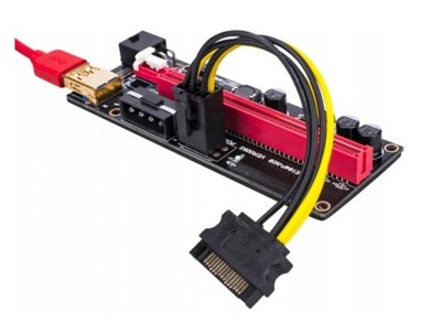 Riser 009S PCI-E 1x-16x USB3.0 SATA
