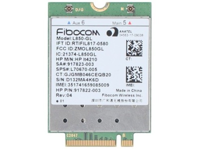 Modem WWAN Fibocom L850-GL do HP 917823-003