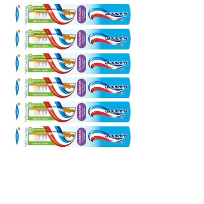 Zestaw szczoteczek do mycia zębów Aquafresh 6 sztuk