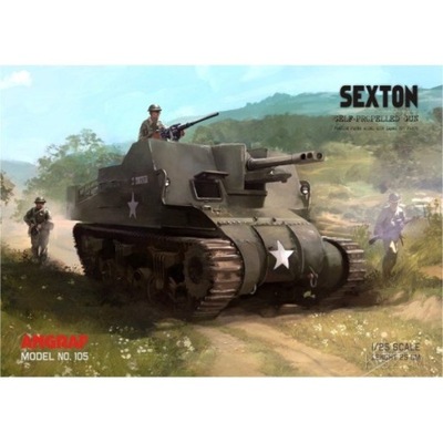 Angraf 105 - Samobieżna haubicoarmata Sexton 1:25