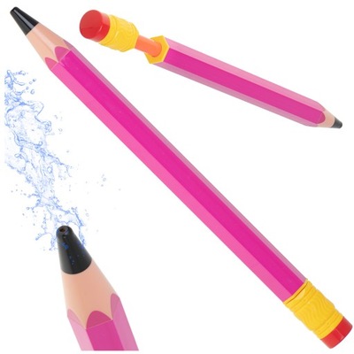 Sikawka strzykawka pompka na wodę ołówek 54cm róż