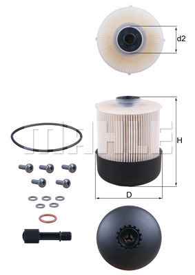 FILTER FUEL KX 338/28D  