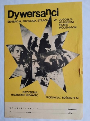 MACIEJ ŻBIKOWSKI PLAKAT DO FILMU DYWERSANCI