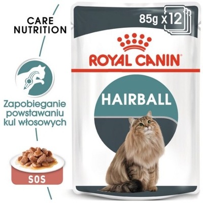 Royal Canin Hairball Care w sosie karma mokra w so
