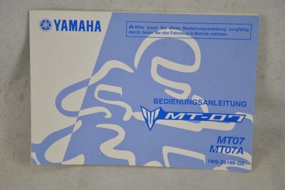 LIBRO MANUAL MANTENIMIENTO YAMAHA MT-07 MT 07  