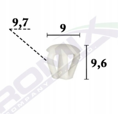 BRIDA CIEGA DE TAPA TRASERA 10SZT PARA SKODA SUPERB YETI  