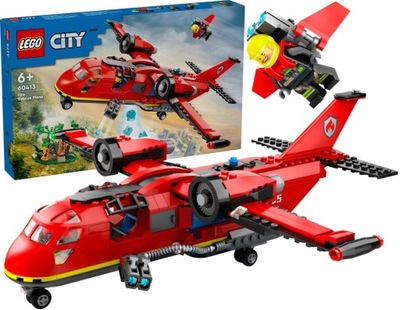 KLOCKI LEGO CITY SAMOLOT RATUNKOWY 60413