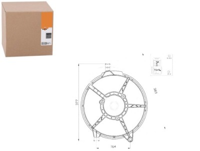 Nrf 47445 вентилятор, охолодження двигуна фото №1