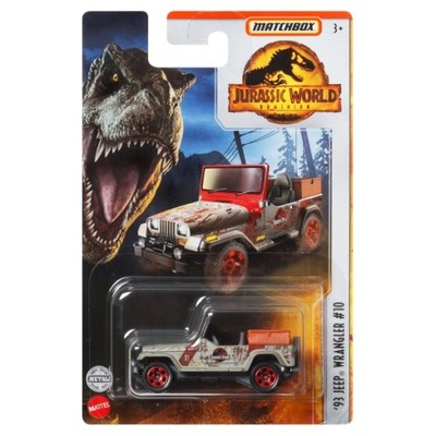 Samochód auto MATCHBOX JURASSIC WORLD 93 Jeep Wrangler