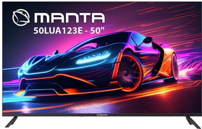 Telewizor 50 cali 4K LED HDR WiFi Android TV Manta