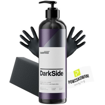 CarPro DarkSide 0,5L Satynowy Dressing do Opon Gumy Przyciemnia i Odżywia