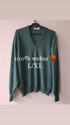 Sweter Ferrante 100% wełna L/XL