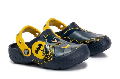 Klapki Crocs Batman Patch Clog 207470-410 32/33