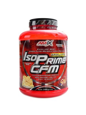 Amix Isoprime CFM protein isolate 90 2000 g biała czekolada