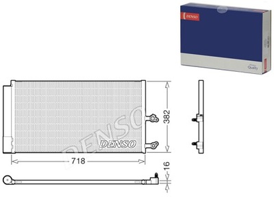 CONDENSADOR DE ACONDICIONADOR VOLVO XC90 II 2.0 2.0D 2.0H 09.14-12.19 DENSO  