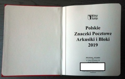 NOWOŚĆ Klaser Album rocznikowy 2019 do znaczków polskich z arkusikami z fut