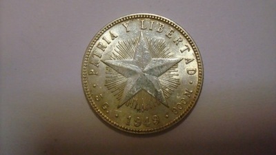 Moneta Kuba 20 centavos 1949