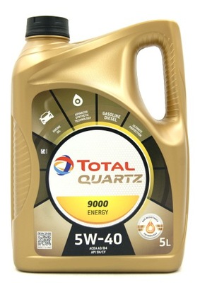 TOTAL QUARTZ 9000 ENERGY 5W-40 5L OLEJ SYNTETYCZNY