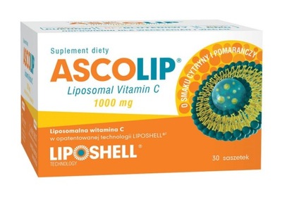 Ascolip liposomalna witamina C saszetki 30 szt.