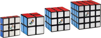 SPIN MASTER Kostki logiczne Rubik's 4x4, 3x3, 2x2, Rubik's Edge 4-Pak