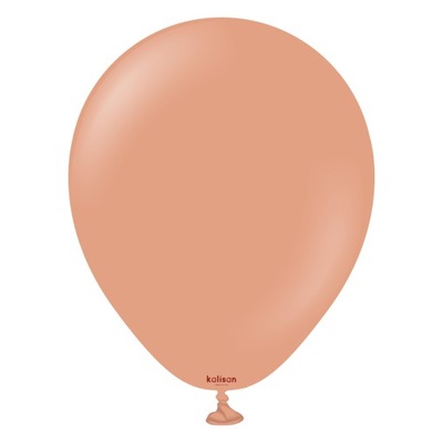 Balony KALISAN Clay Pink, różowy 13 cm, 100 szt.