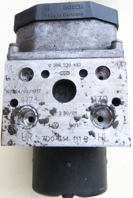 Модуль насос abs vw t4 tranporter caravelle multivan doka фото №1