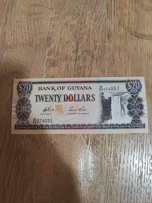 Gujana - 20 Dolarów - UNC