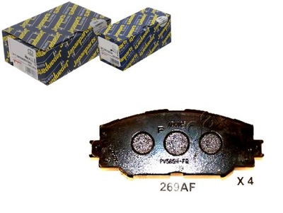 JAPANPARTS КОМПЛЕКТ КОЛОДОК ТОРМОЗНЫХ 5002269 108