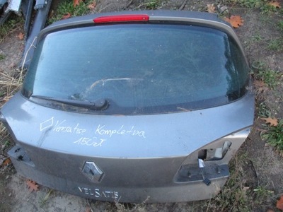 Renault vel satis кришка багажника задня скло комплектна сіра фото №1