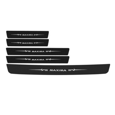 5 PC. CZARNYCH NAKLEJEK ON BODY SILLS DOOR CAR NISSAN MAXIMA  