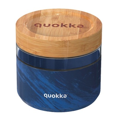 Quokka - Pojemnik szklany na żywność / lunchbox 820 ml (Wood Grain)