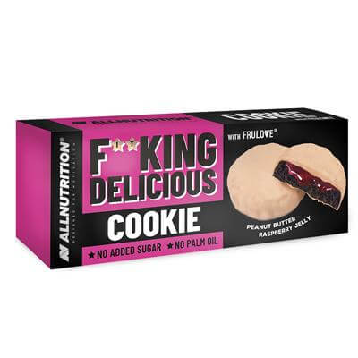 ALLNUTRITION FITKING DELICIOUS COOKIE 128G PEANUT BUTTER RASPBERRY JELLY